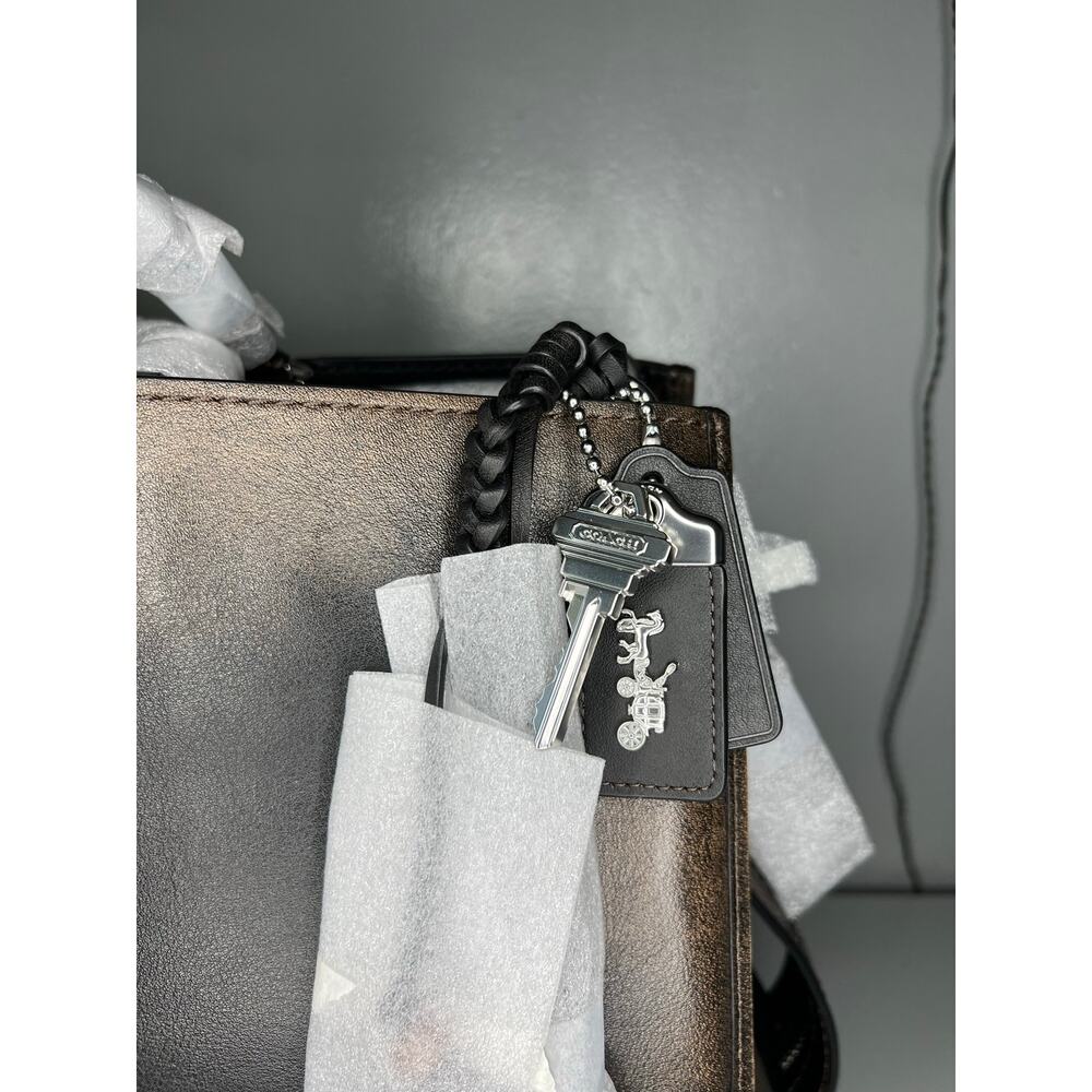 Coach Loved Leather Rogue 40 With Charms - Picture 8 of 15